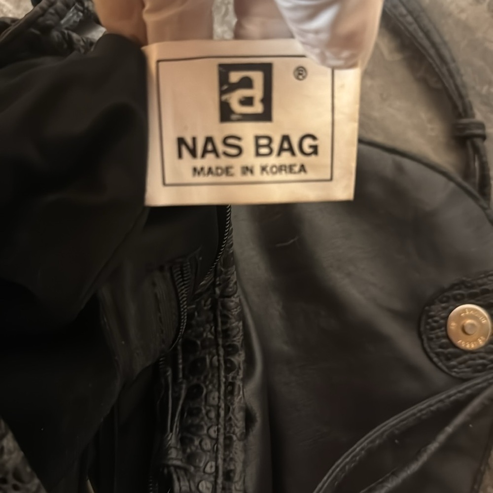 NAS Shoulder Bag. Crocodile  print - Picture 6 of 10